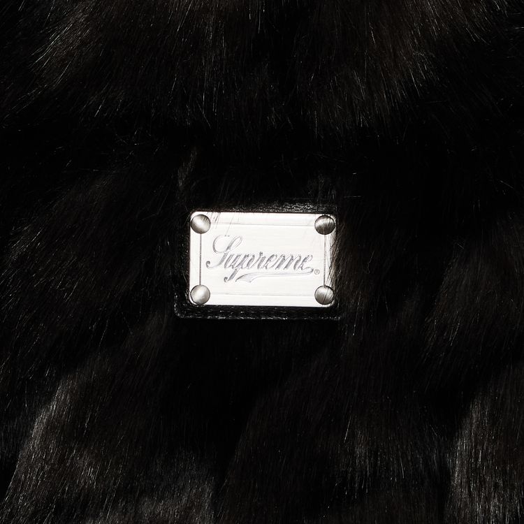 Supreme 2 Tone WINDSTOPPER Faux Fur Jacket Black