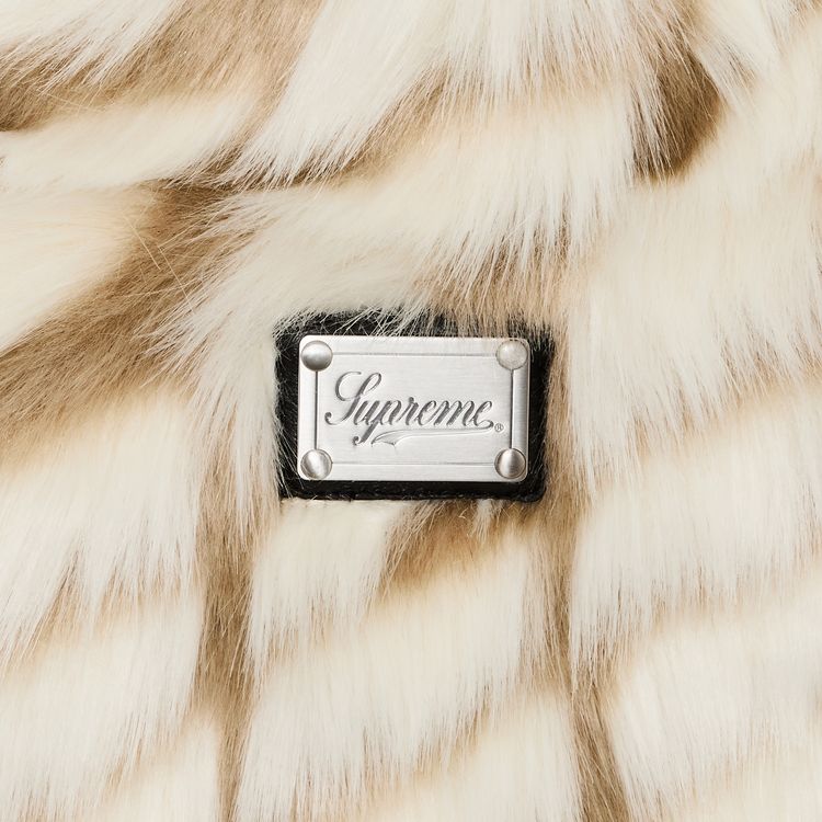 Supreme 2 Tone WINDSTOPPER Faux Fur Jacket Tan