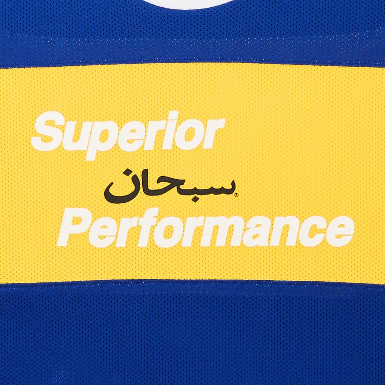 Supreme Arabic Mesh Long Sleeve Top Royal
