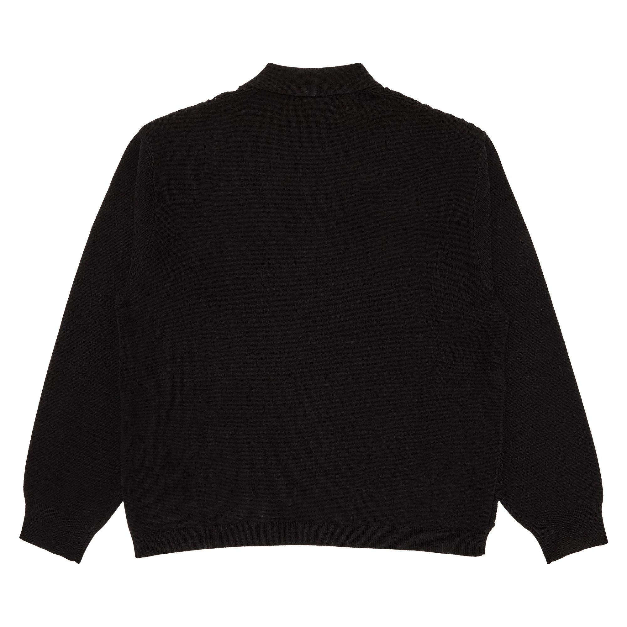 Buy Supreme Crochet Zip Up Cardigan 'Black' - SS25SK2 BLACK
