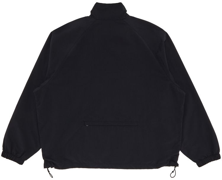 Supreme Contrast Zip Track Jacket Black