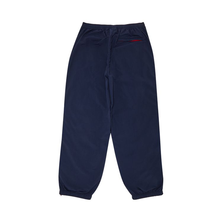 Supreme Contrast Zip Warm Up Pant Navy