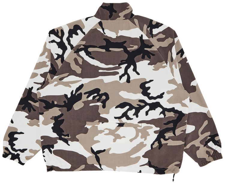 Supreme Contrast Zip Track Jacket Snow Camo