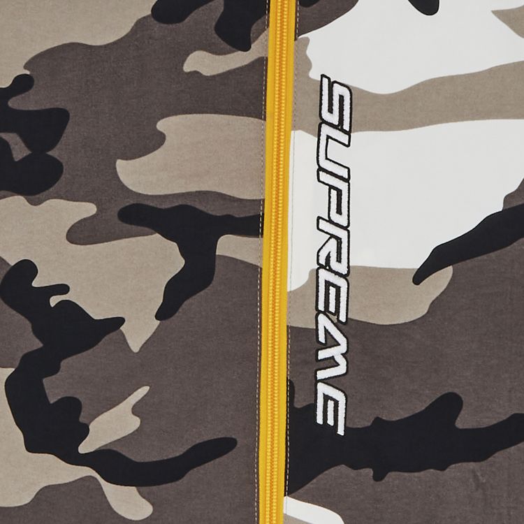 Supreme Contrast Zip Track Jacket Snow Camo
