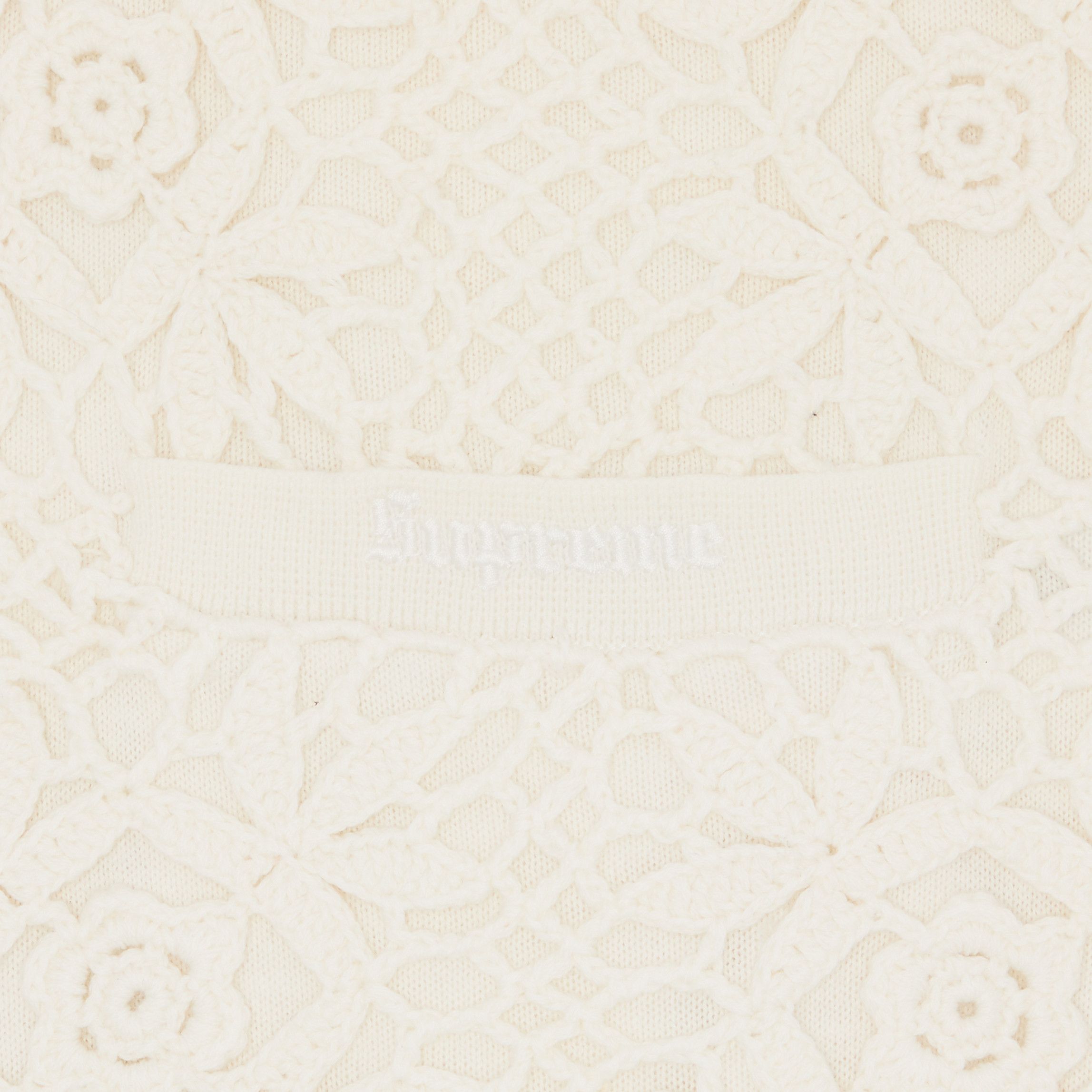 トップス Supreme Crochet Zip Up Cardigan White Supreme Crochet Zip Up Cardigan 