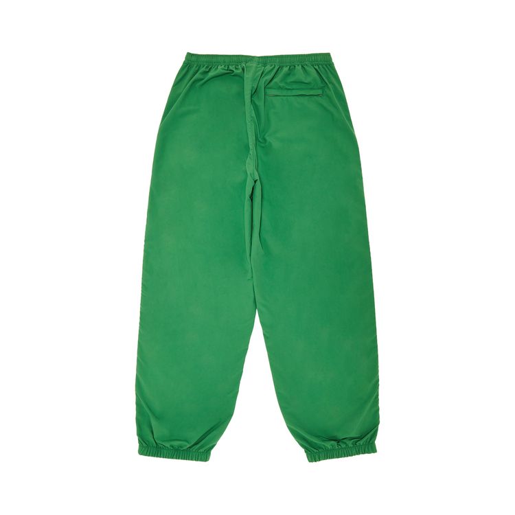Supreme Contrast Zip Warm Up Pant Green