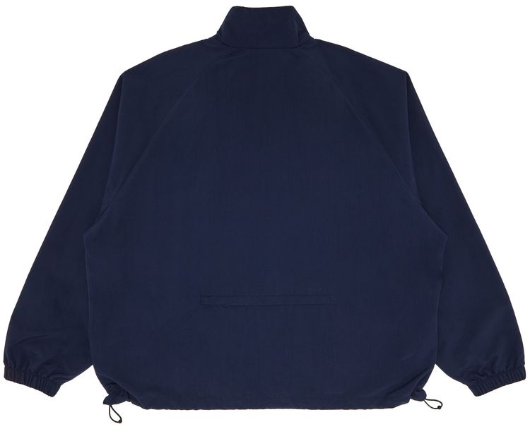 Supreme Contrast Zip Track Jacket Navy