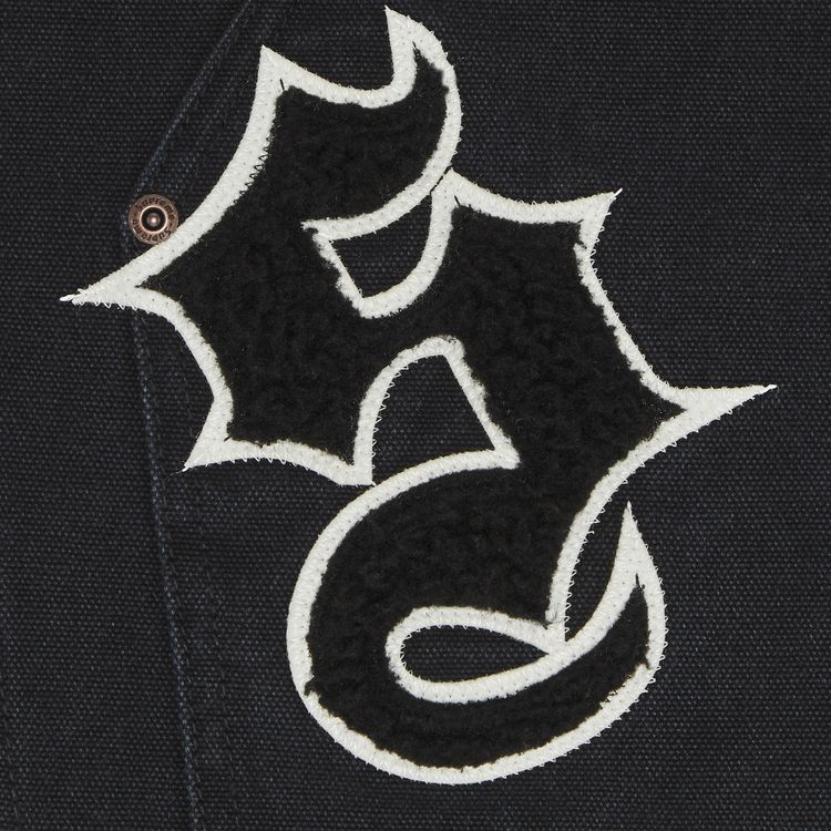 Supreme Old English Canvas Double Knee Painter Pant Black