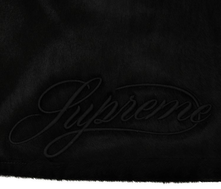 Supreme Ponyhair Loose Fit 5 Pocket Jean Black