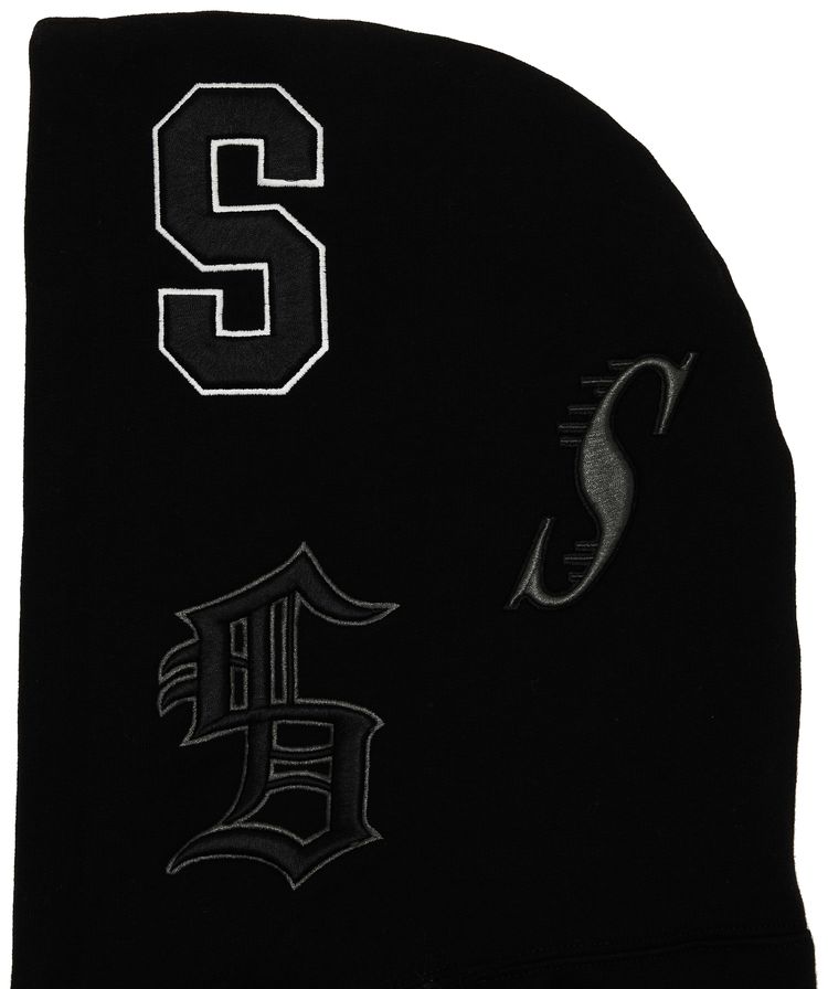 Supreme Multi S Logo Hooded Sweatshirt Black