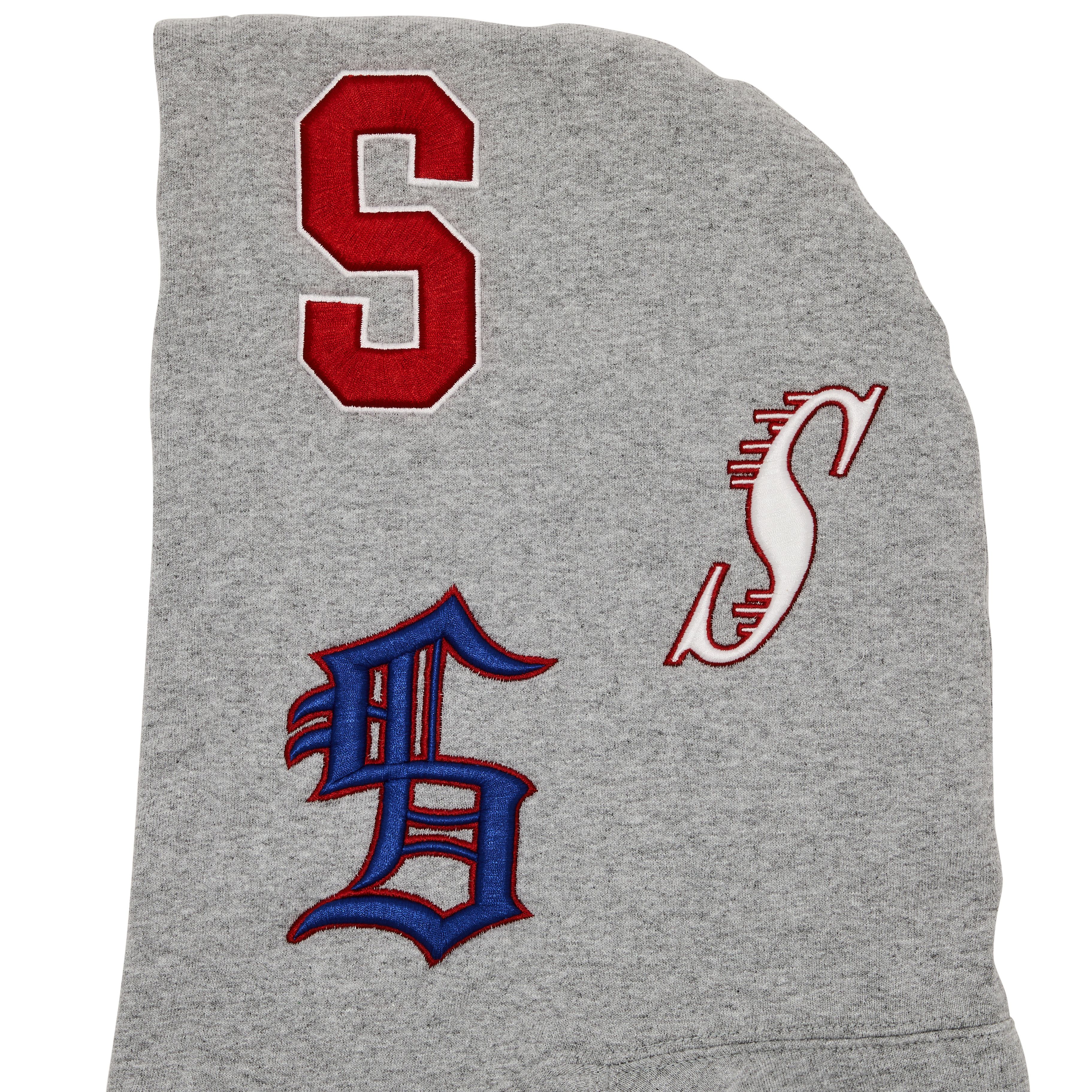 Buy Supreme Multi S Logo Hooded Sweatshirt 'Heather Grey Buy Supreme Multi S Logo Hooded Sweatshirt 'Heather Grey