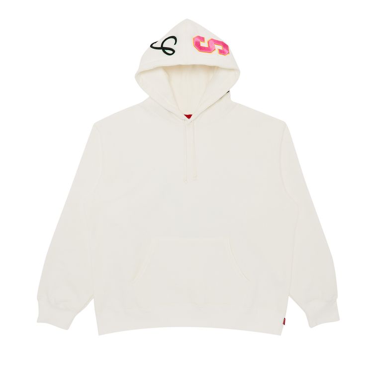 Supreme Multi S Logo Hooded Sweatshirt White