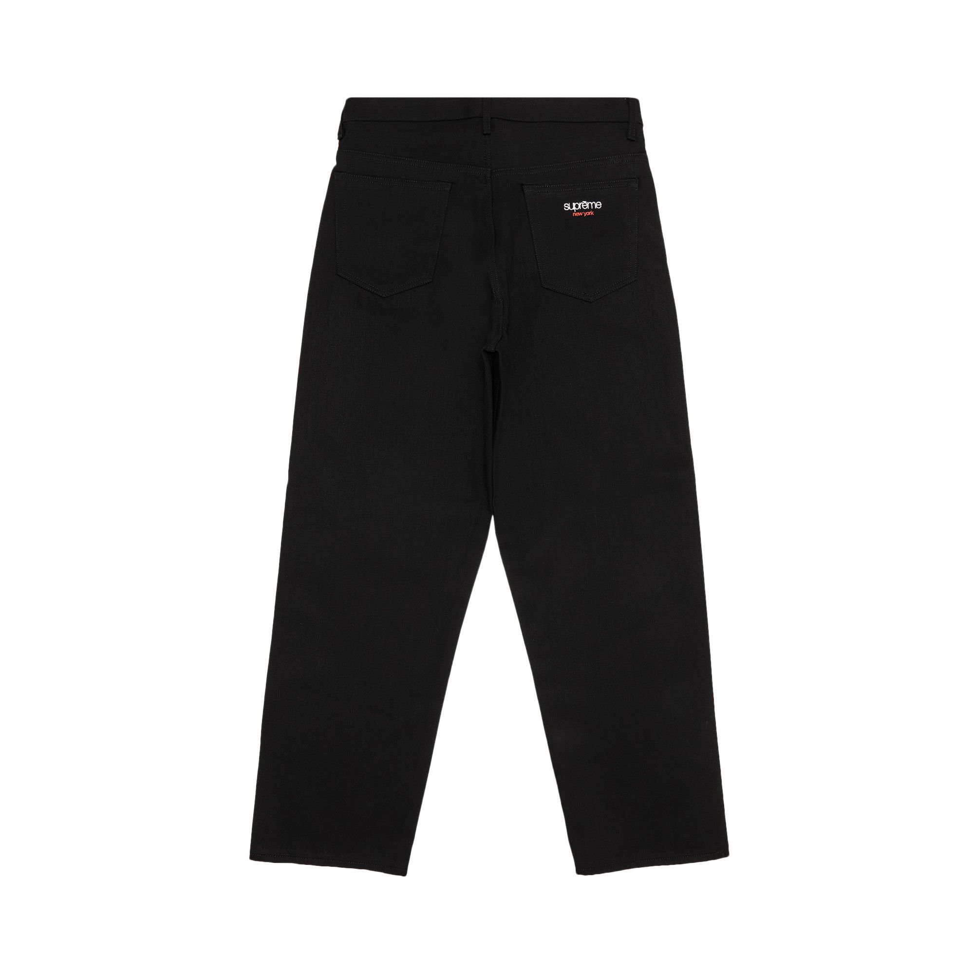 パンツ Supreme Rigid Baggy Selvedge Jean Black Fall/Winter 2024 Preview – Supreme