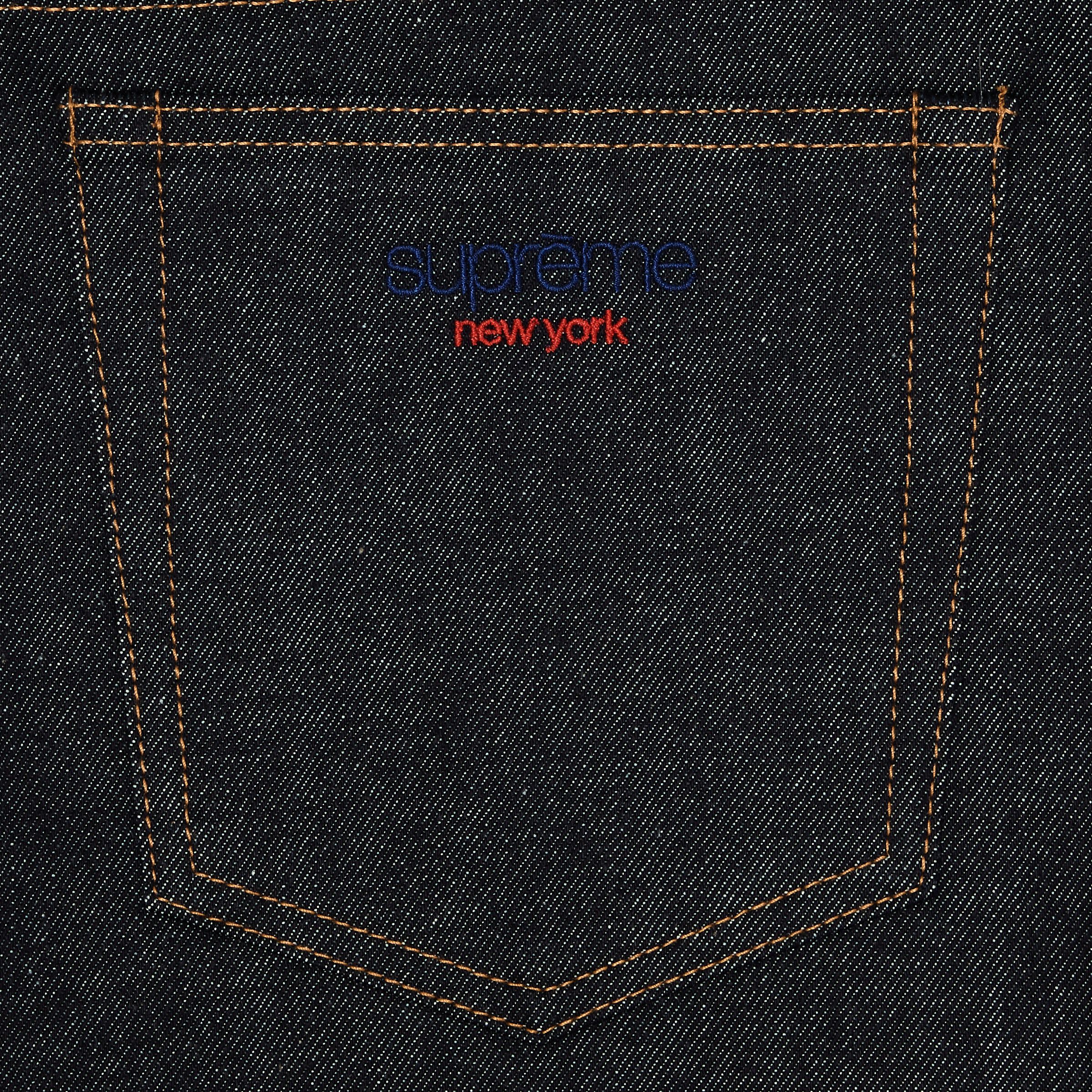 Buy Supreme Rigid Baggy Selvedge Jean 'Rigid Indigo' - SS25P26