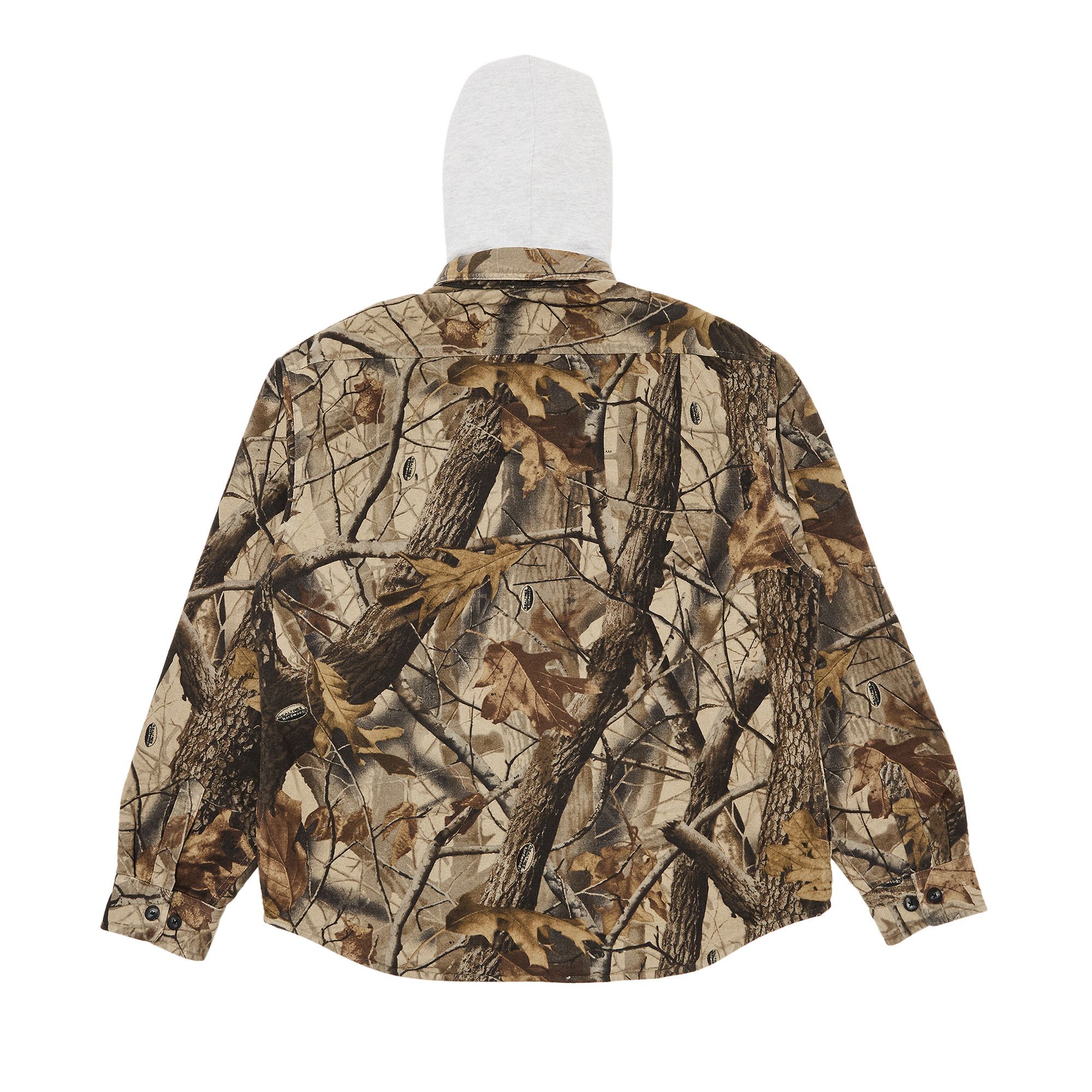 Buy Supreme Quilted Lined Hooded Flannel Shirt 'Realtree Buy Supreme Quilted Lined Hooded Flannel Shirt 'Realtree