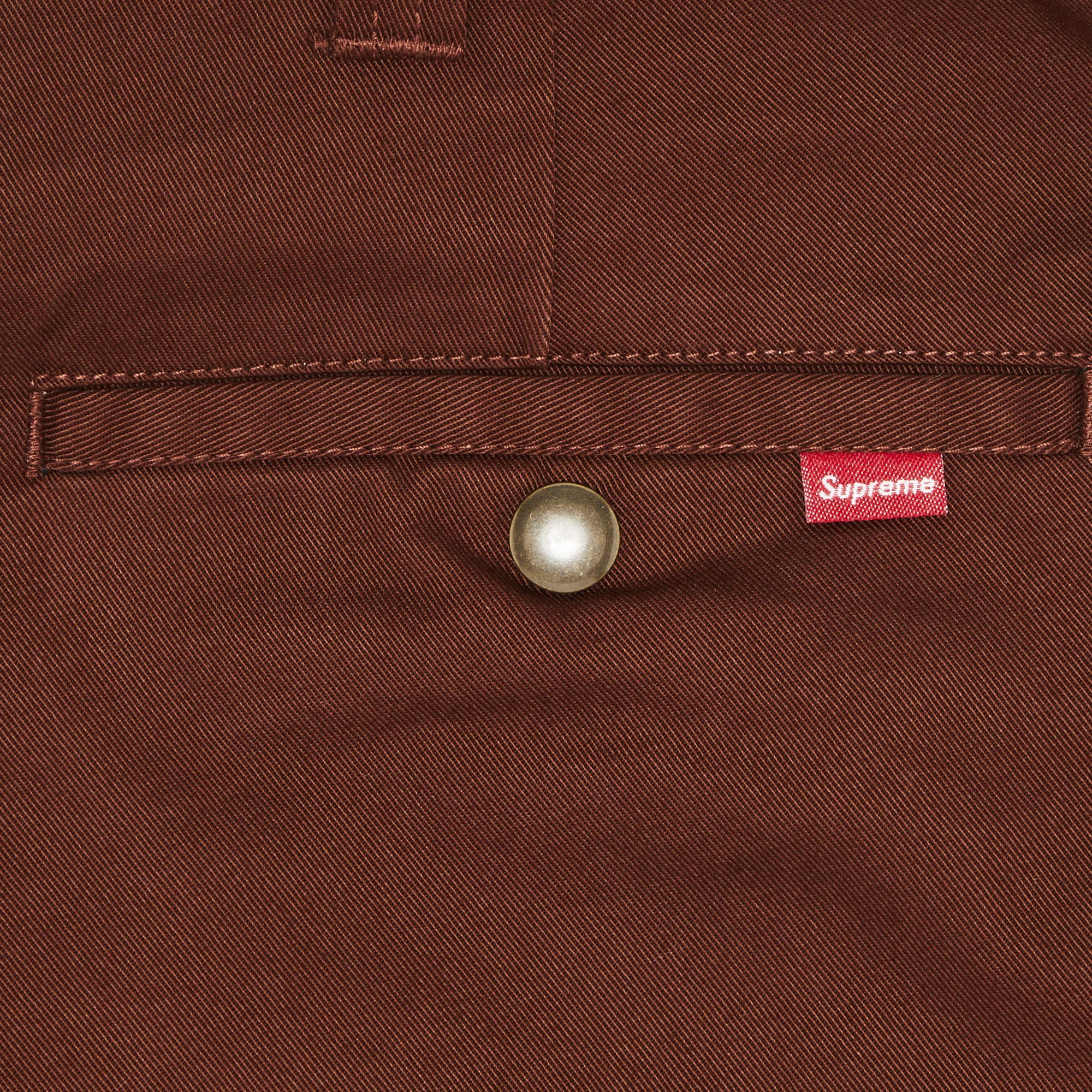 Buy Supreme Work Pant 'Mahogany' - SS25P19 MAHOGANY | GOAT
