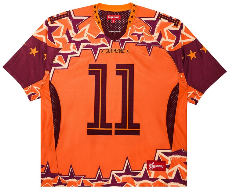 Supreme Stars Football Jersey Orange