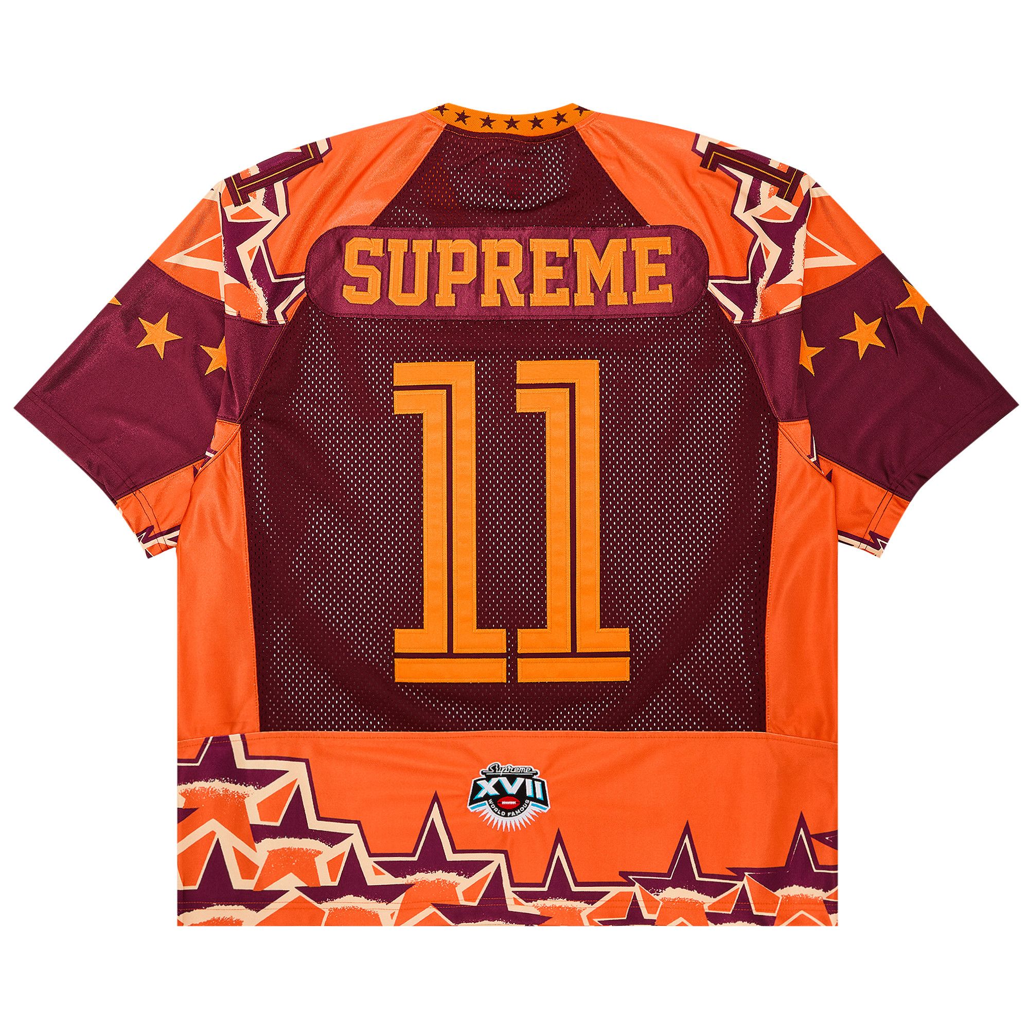Buy Supreme Stars Football Jersey 'Orange' - SS25KN9 ORANGE