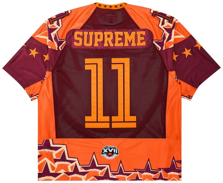 Supreme Stars Football Jersey Orange