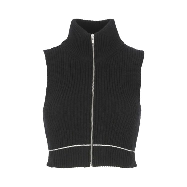MM6 Maison Margiela Fitted Gilet Black