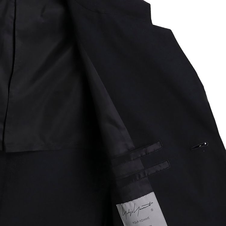 Yohji Yamamoto Pour Homme Dettachable Pocket Jacket Black