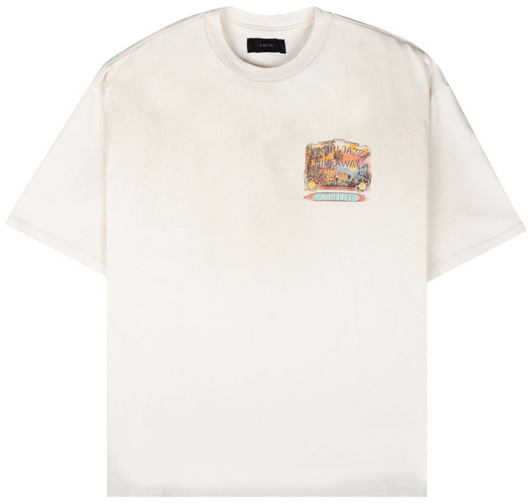 Amiri Jazz Hideaway Tee Ivory