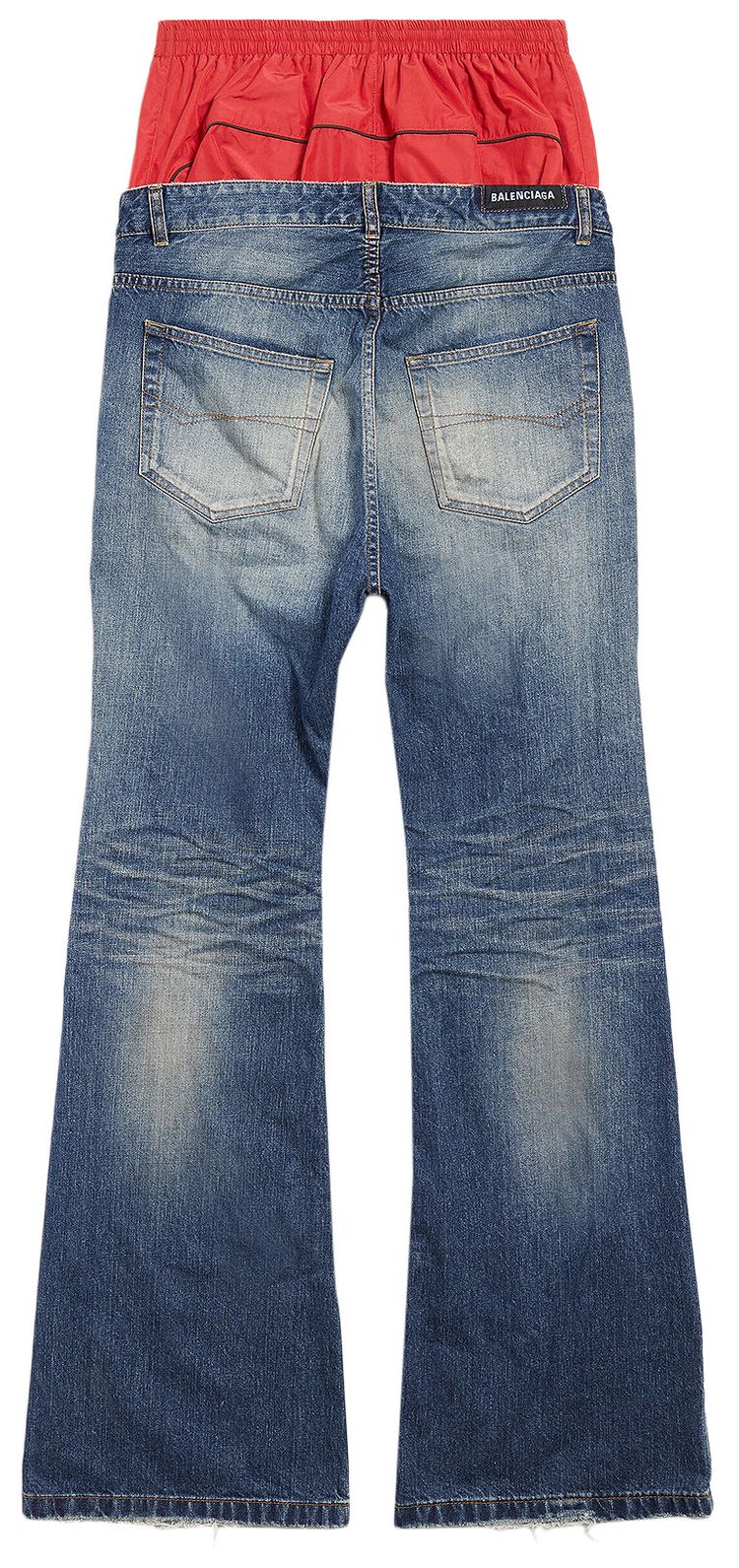 Balenciaga Layered Jeans Whisker