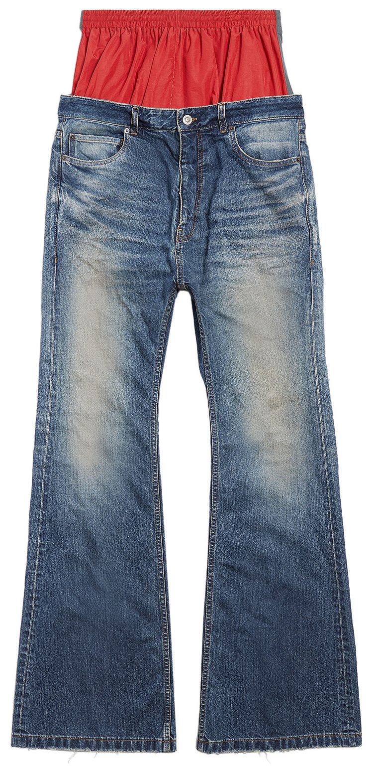Balenciaga Layered Jeans Whisker