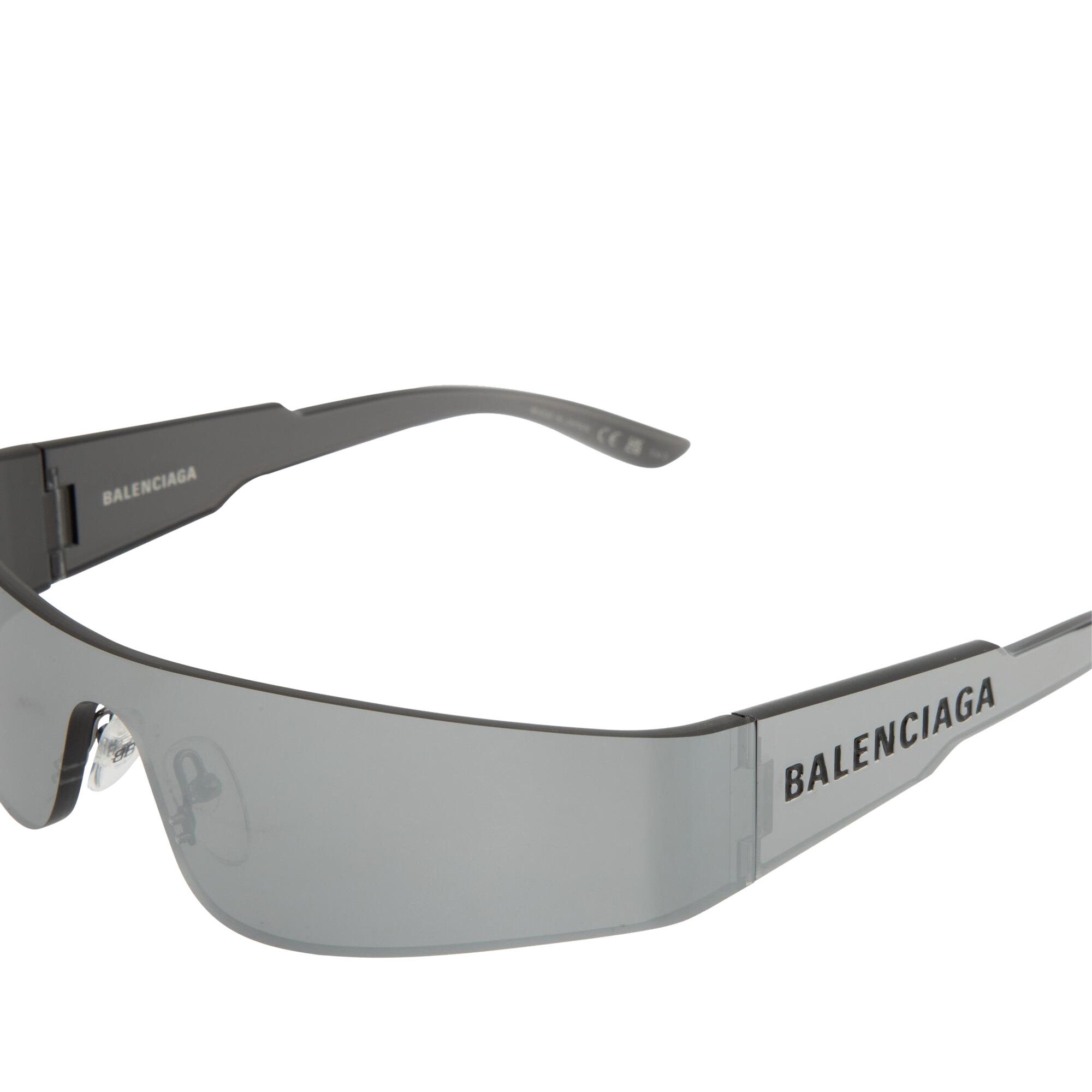 Buy Balenciaga Mono Rectangle Sunglasses 'Silver' - 570521 T0022