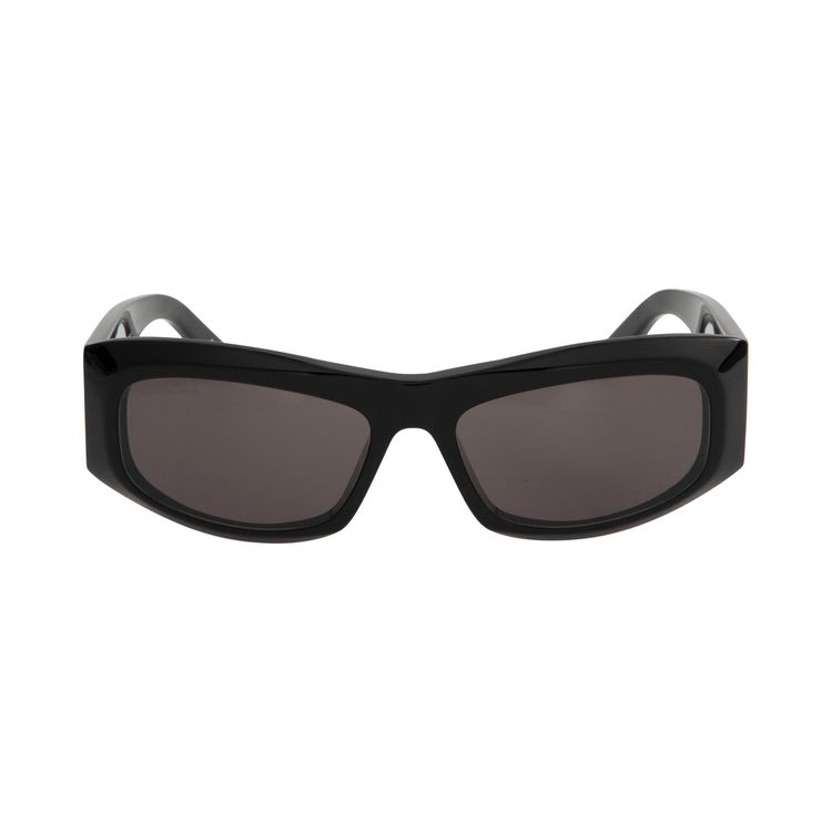 Balenciaga Signature Square Sunglasses Black