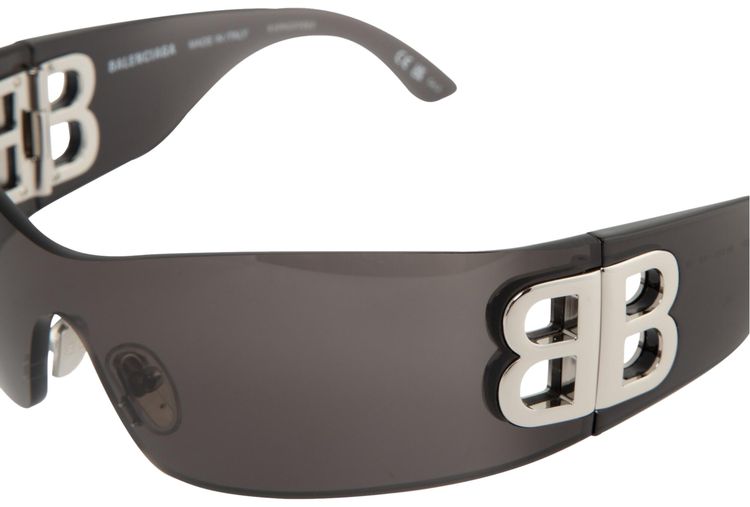 Balenciaga Bossy Mask Sunglasses Black