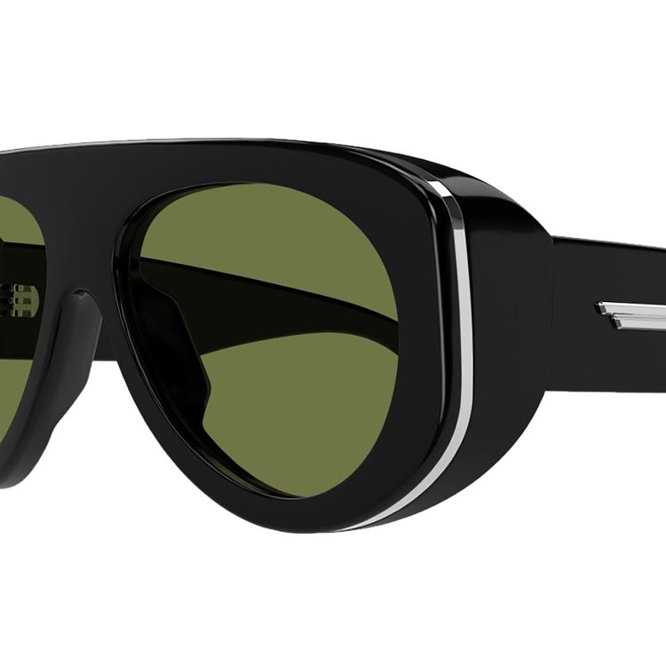 Bottega Veneta Aviator Style Sunglasses BlackYellow