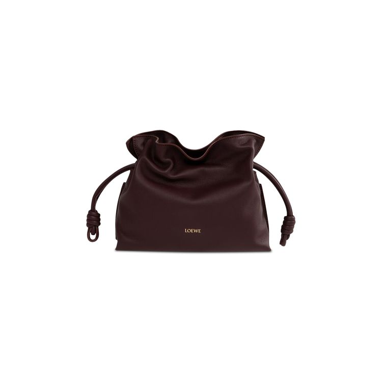 Loewe Mini Flamenco Clutch Dark Burgundy