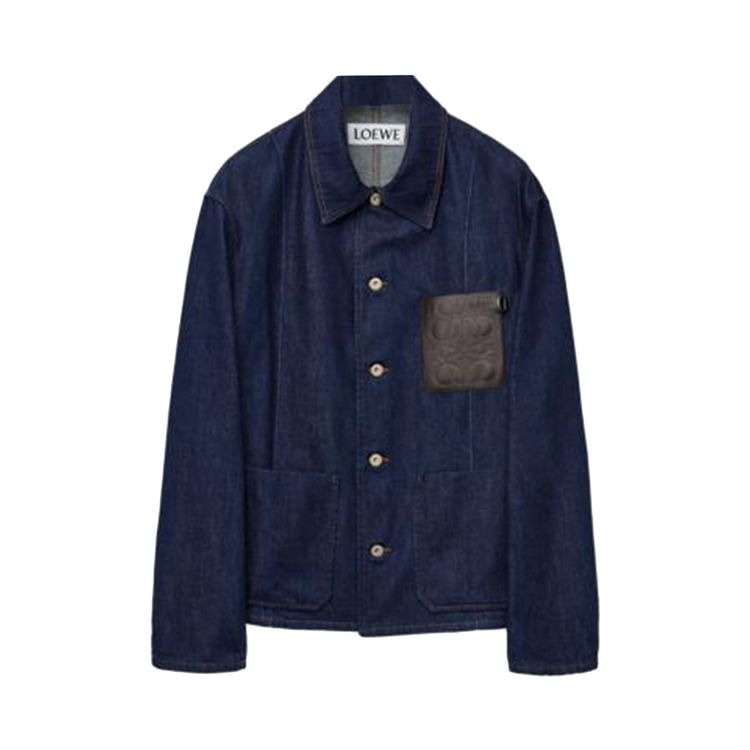 Loewe Workwear Jacket Indigo Blue