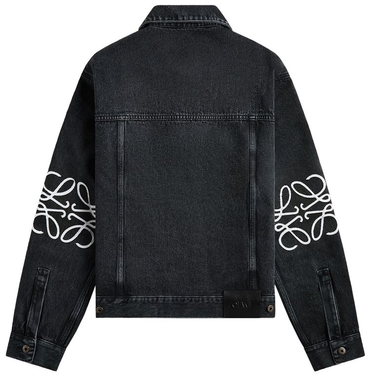 Loewe Anagram Denim Jacket Black