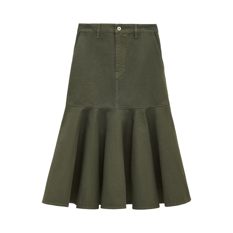 Loewe Skirt Khaki Green