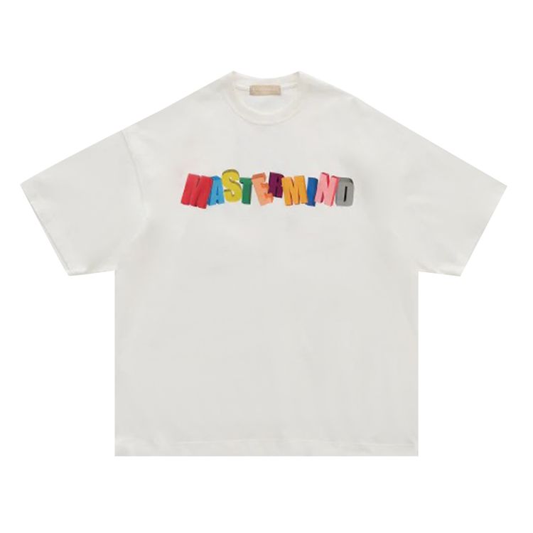 Mastermind Multi Color Logo Tee White