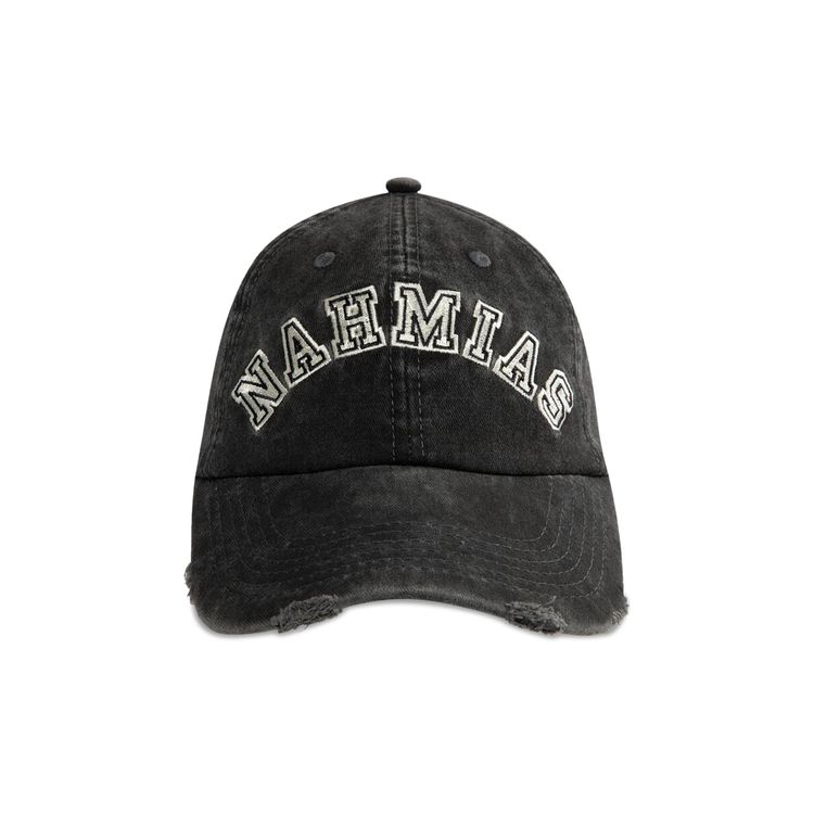 Nahmias Chenille Dad Cap Black