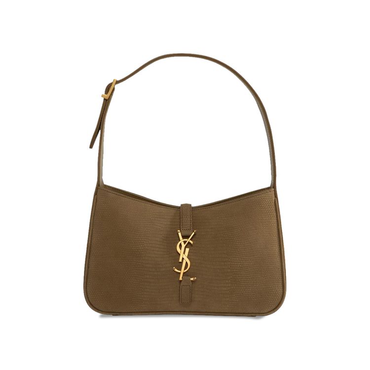 Saint Laurent Le 5 A 7 Hobo Bag Gold Flake