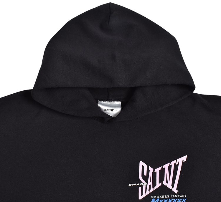 SAINT Mxxxxxx Ribbon Saint Hoodie Black