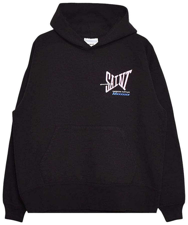 SAINT Mxxxxxx Ribbon Saint Hoodie Black