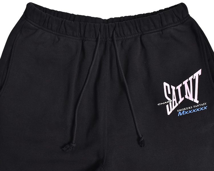 SAINT Mxxxxxx Ribbon Saint Sweatpants Black