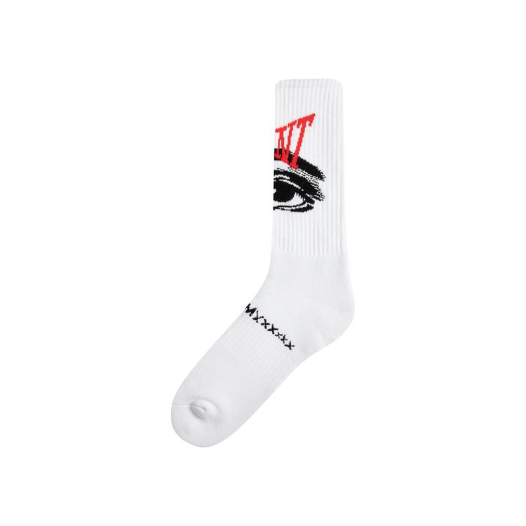SAINT Mxxxxxx Eye Socks White