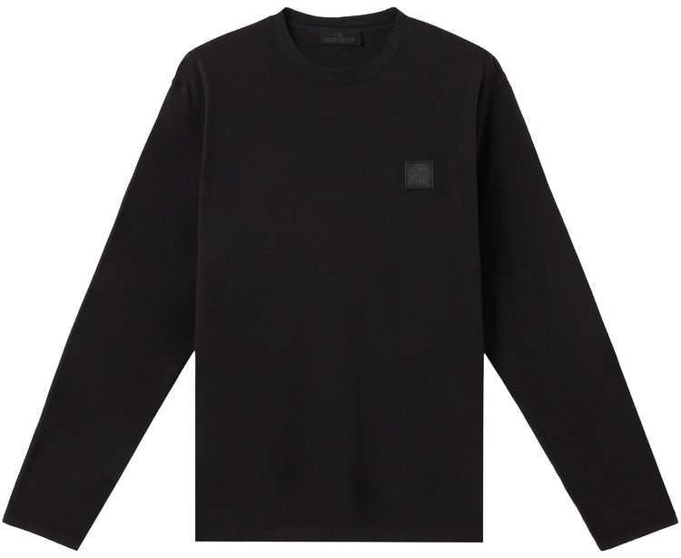 Stone Island Long Sleeve T Shirt Black