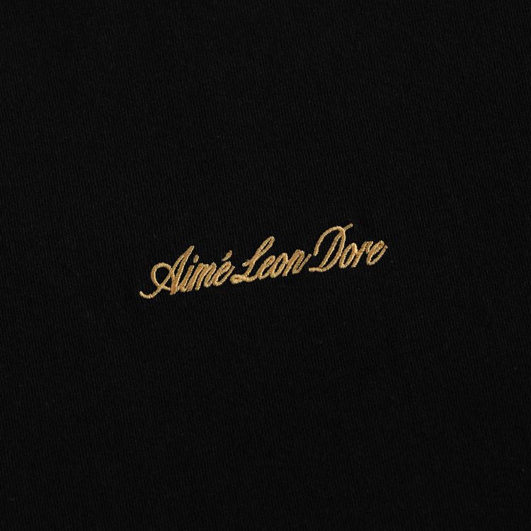 Aime Leon Dore Embroidered Logo Tee Jet Black