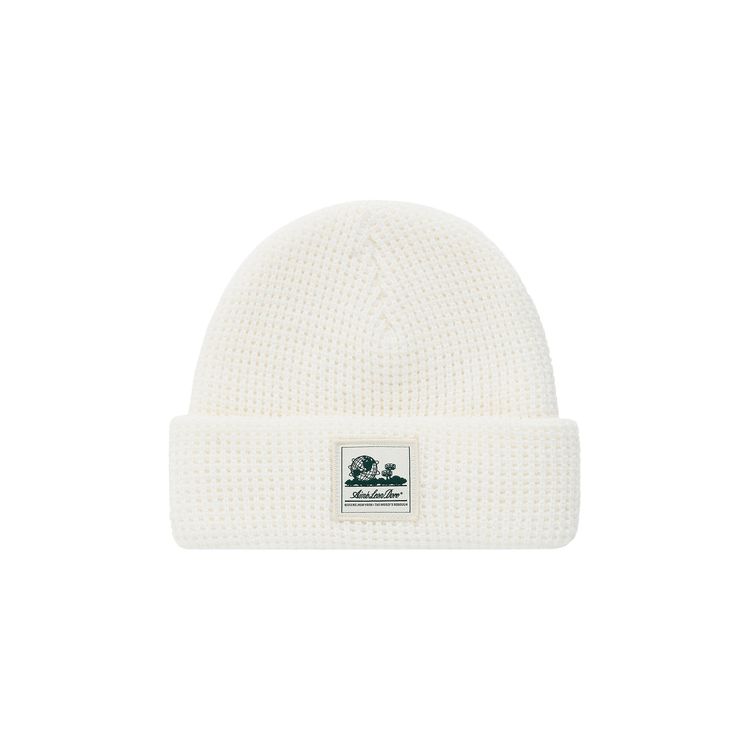 Aime Leon Dore Waffle Knit Beanie Natural
