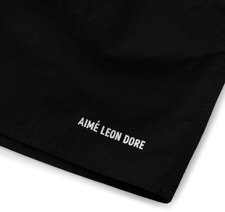 Aime Leon Dore Logo Swim Short Jet Black