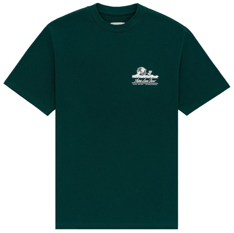 Aime Leon Dore Unisphere Tee Botanical Green