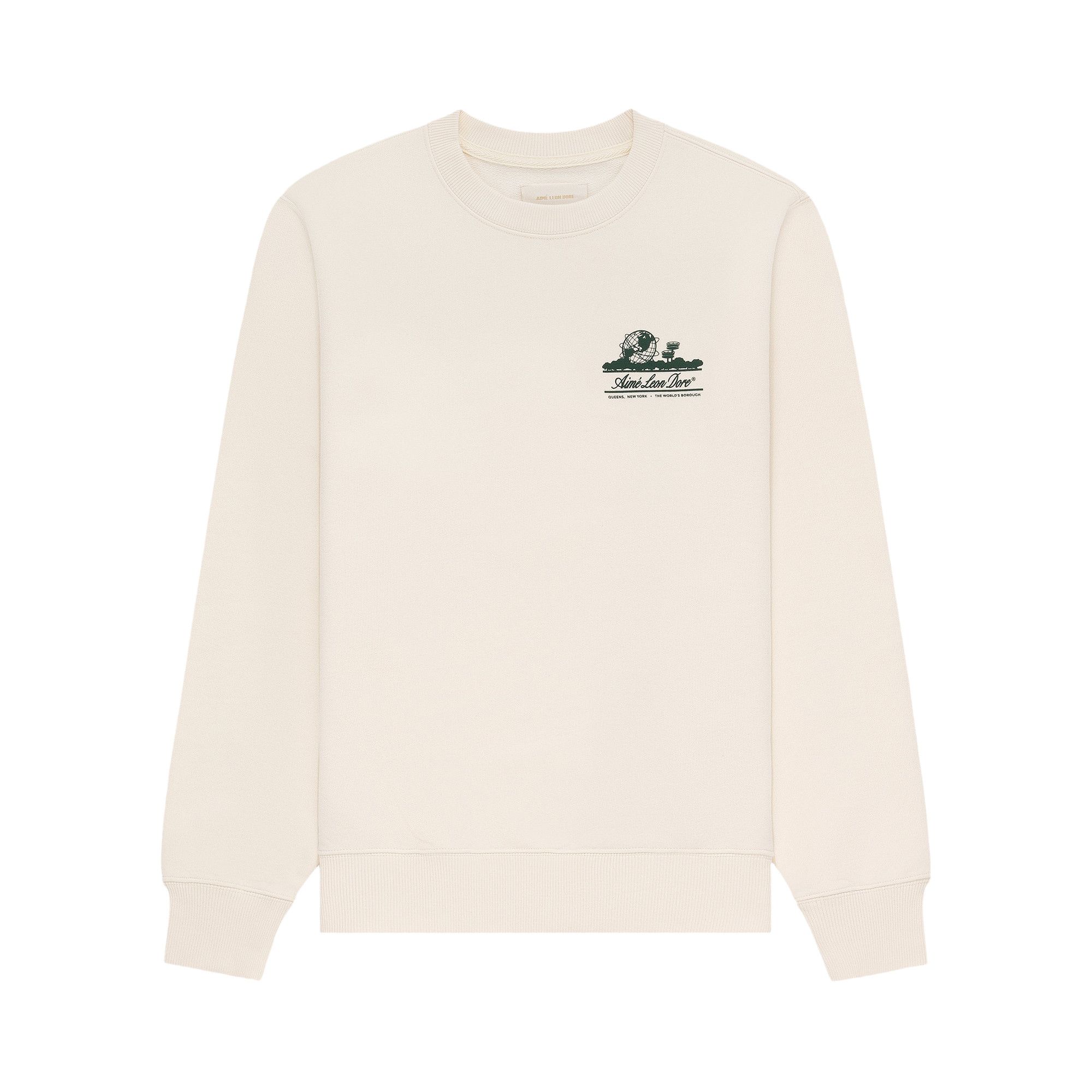 Buy Aimé Leon Dore Unisphere Crewneck Sweatshirt 'Pristine