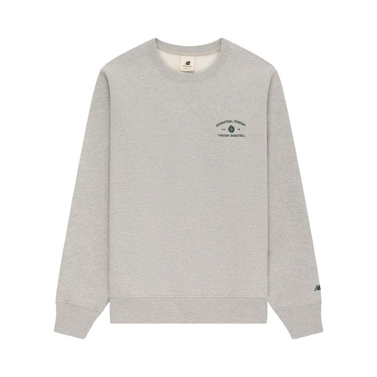Aime Leon Dore x New Balance SONNY NY IFTB Crewneck Sweatshirt Silver Mix